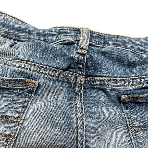 Fat Face Polka Dot Denim Jean Shorts Medium Wash Women's Size 12 Twee Y2K - Picture 9 of 13